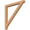 Ekena Millwork Traditional Arts & Crafts Smooth Bracket, Western Red Cedar, 3 1/2"W x 42"D x 42"H BKT04X42X42TRA03SWR - alternate 1